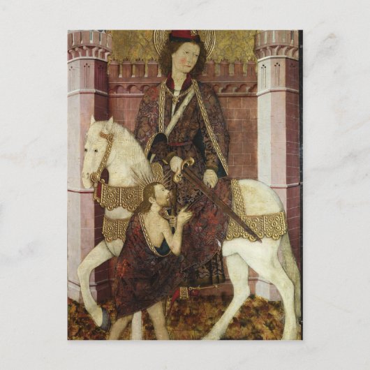 St. Martin Sharing his Coat Briefkaart (Voorkant)