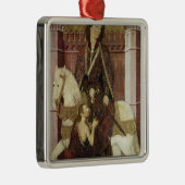 St. Martin Sharing his Coat Metalen Ornament (Rechts)