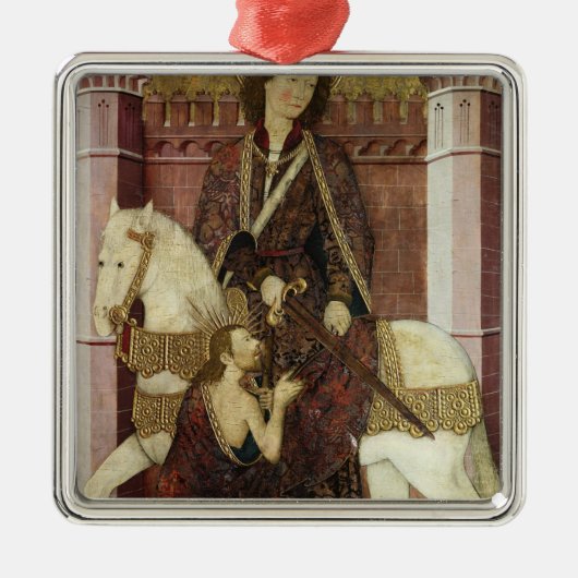 St. Martin Sharing his Coat Metalen Ornament (Voorkant)
