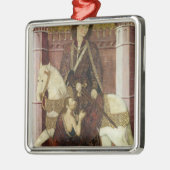 St. Martin Sharing his Coat Metalen Ornament (Links)
