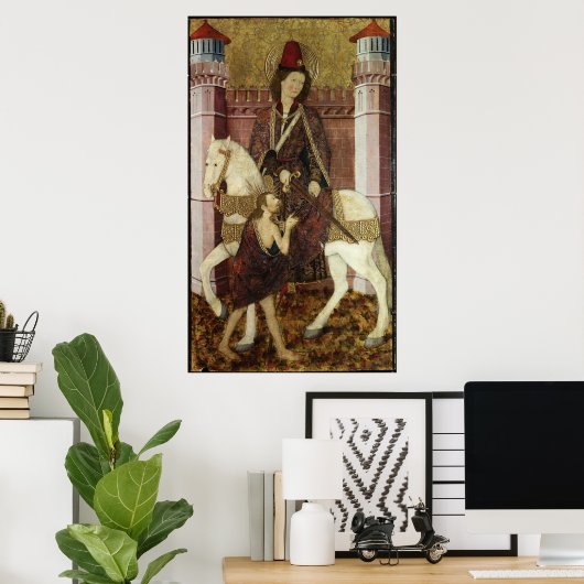St. Martin Sharing his Coat Poster (Thuiskantoor)