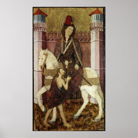 St. Martin Sharing his Coat Poster (Voorkant)