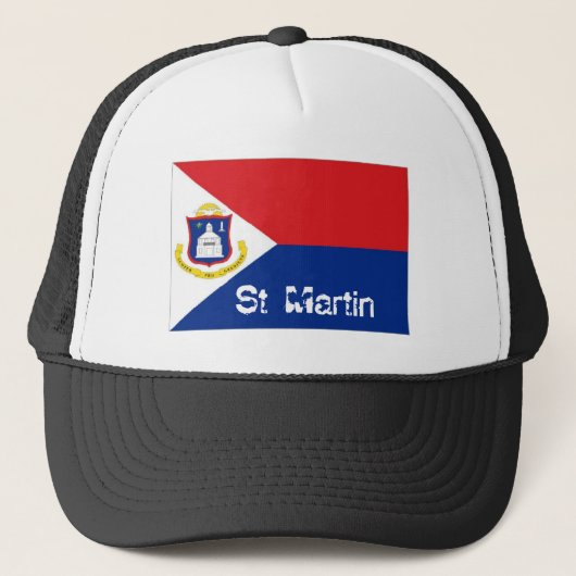 St. Martin sint marten vlag souvenir pet (Voorkant)