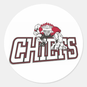 St. Martin Youth Football Chiefs Ronde Sticker