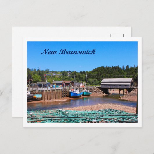 ST MARTINS NEW BRUNSWICK BRIEFKAART (Voorkant / Achterkant)