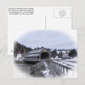 St. Martin's, New Brunswick, Canada Briefkaart (Voorkant / Achterkant)