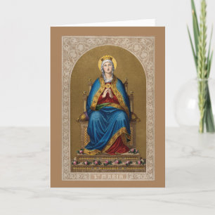 St Mary Blessed Virgin  Religieuze Kaart