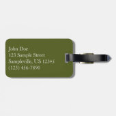 St. Mary Herfsten I in het Glacier National Park Bagagelabel (Achterkant horizontaal)