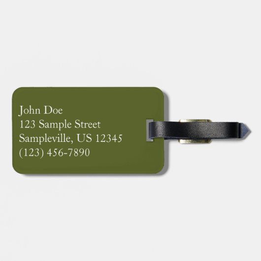 St. Mary Herfsten I in het Glacier National Park Bagagelabel (Achterkant horizontaal)