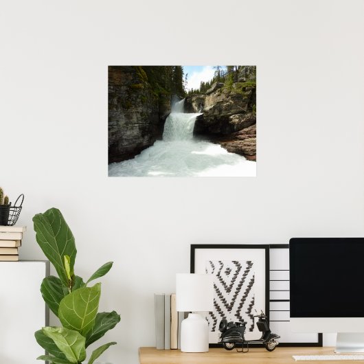 St. Mary Herfsten I in het Glacier National Park Poster (Thuiskantoor)