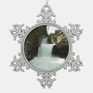 St. Mary Herfsten I in het Glacier National Park Tin Sneeuwvlok Ornament