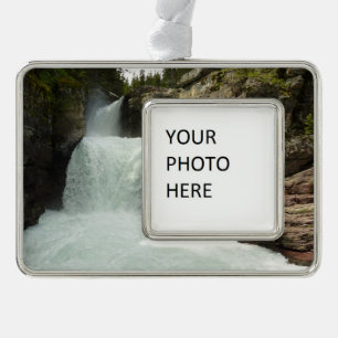 St. Mary Herfsten I in het Glacier National Park Verzilverd Omlijst Ornament