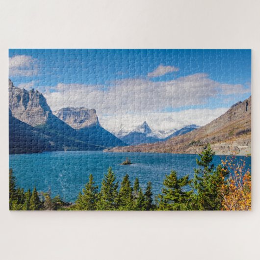 St Mary Lake Glacier National Park Legpuzzel (Horizontaal)