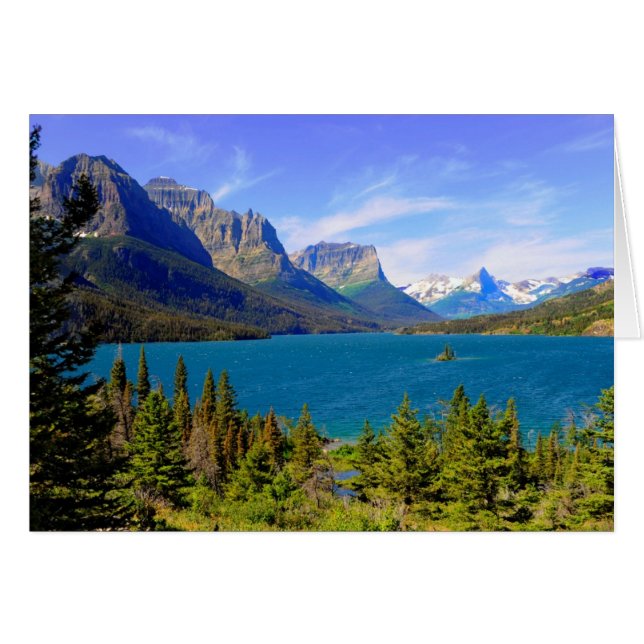 St. Mary Lake, Glacier National Park, Montana (Voorkant Horizontaal)