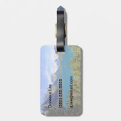 St. Mary Lake, Glacier National Park, Montana Bagagelabel (Achterkant verticaal)