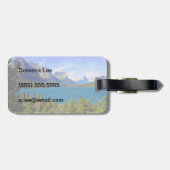 St. Mary Lake, Glacier National Park, Montana Bagagelabel (Achterkant horizontaal)