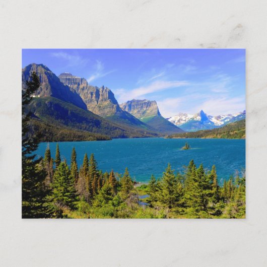 St. Mary Lake, Glacier National Park, Montana Briefkaart (Voorkant)