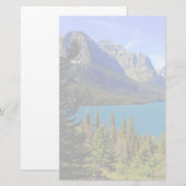 St. Mary Lake, Glacier National Park, Montana Briefpapier (Voorkant / Achterkant)