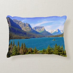 St. Mary Lake, Glacier National Park, Montana Decoratief Kussen