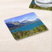 St. Mary Lake, Glacier National Park, Montana Kartonnen Onderzetters (Schuin)