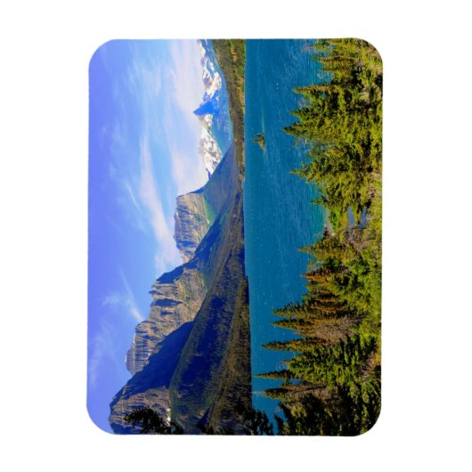 St. Mary Lake, Glacier National Park, Montana Magneet (Verticaal)