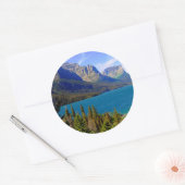 St. Mary Lake, Glacier National Park, Montana Ronde Sticker (Envelop)