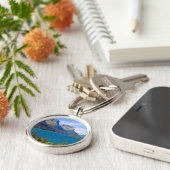 St. Mary Lake, Glacier National Park, Montana Sleutelhanger (Zijkant)