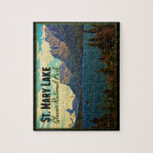 St. Mary Lake Glacier NP Legpuzzel (Verticaal)