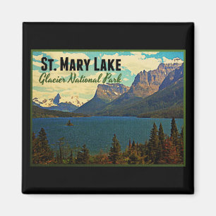 St. Mary Lake Glacier NP Magneet