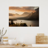 St. Mary Lake | Nationaal park Glacier, Montana Poster (Keuken)