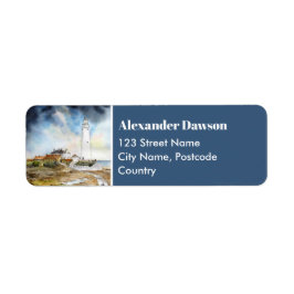 St Mary Lighthouse Whitley Bay Newcastle upon Tyne Etiket