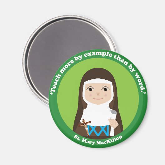 St. Mary MacKillop Magneet (Voorkant / Achterkant)