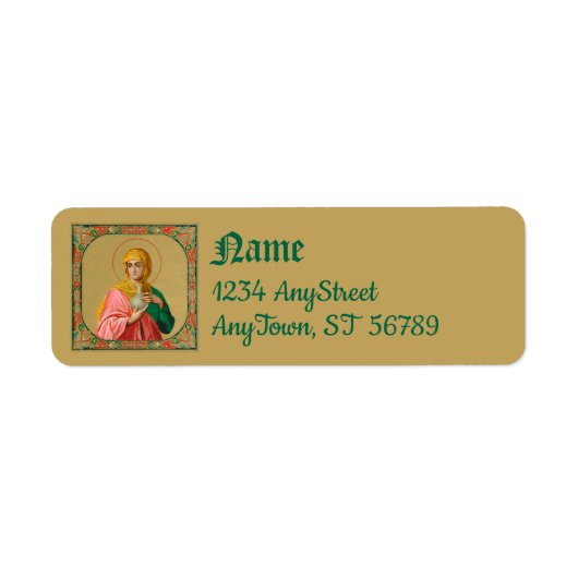 St. Mary Magdalene als Myrrhbearer (ORX 01) Label (Voorkant)