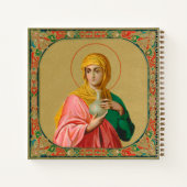St. Mary Magdalene als Myrrhbearer (ORX 01) Notitieboek (Achterkant)