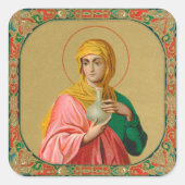 St. Mary Magdalene als Myrrhbearer (ORX 01) Vierkante Sticker (Voorkant)