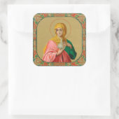 St. Mary Magdalene als Myrrhbearer (ORX 01) Vierkante Sticker (Tas)