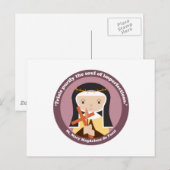 St. Mary Magdalene de Pazzi Briefkaart (Voorkant / Achterkant)
