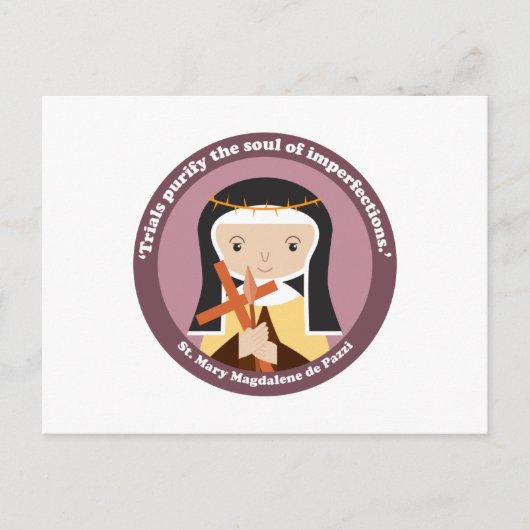 St. Mary Magdalene de Pazzi Briefkaart (Voorkant)