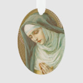 St. Mary Magdalene de Pazzi (JM 45) Ovaal Acryl Ornament (voorkant)