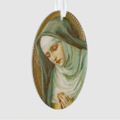 St. Mary Magdalene de Pazzi (JM 45) Ovaal Acryl Ornament (voorkant)