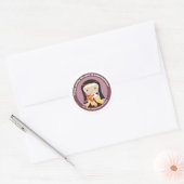 St. Mary Magdalene de Pazzi Ronde Sticker (Envelop)