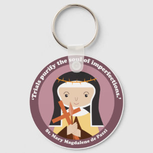 St. Mary Magdalene de Pazzi Sleutelhanger