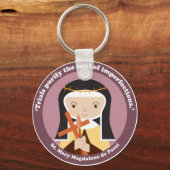 St. Mary Magdalene de Pazzi Sleutelhanger (Voorkant)