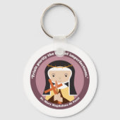 St. Mary Magdalene de Pazzi Sleutelhanger (Voorkant)