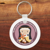 St. Mary Magdalene de Pazzi Sleutelhanger (Voorkant)