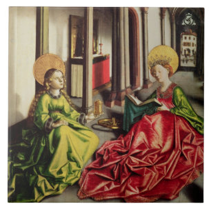 St. Mary Magdalene en St. Catherine van Alexandri Tegeltje