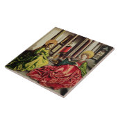 St. Mary Magdalene en St. Catherine van Alexandrië Tegeltje (Zijkant)