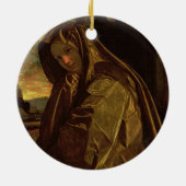 St. Mary Magdalene Keramisch Ornament (Achterkant)
