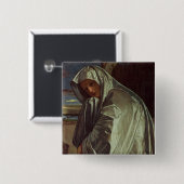 St. Mary Magdalene nadert de Sepulcher Vierkante Button 5,1 Cm (Voorkant /achterkant)