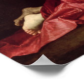 St. Mary Magdalene of St. Thais in de woestijn Poster (Hoek)